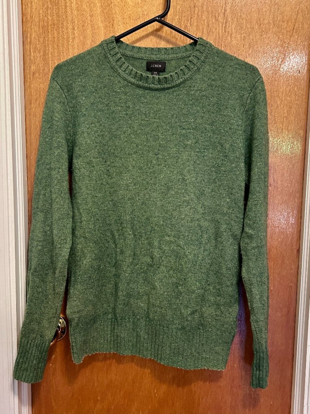Green merino wool sweater, men’s XS J. Crew